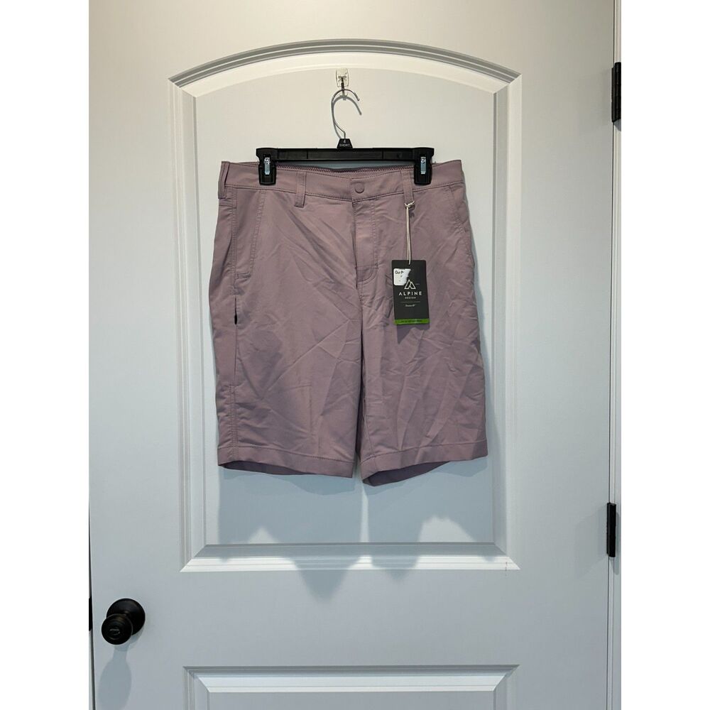 NWT Alpine Designs Trailhead Tech Shorts Muted Grape Size 40